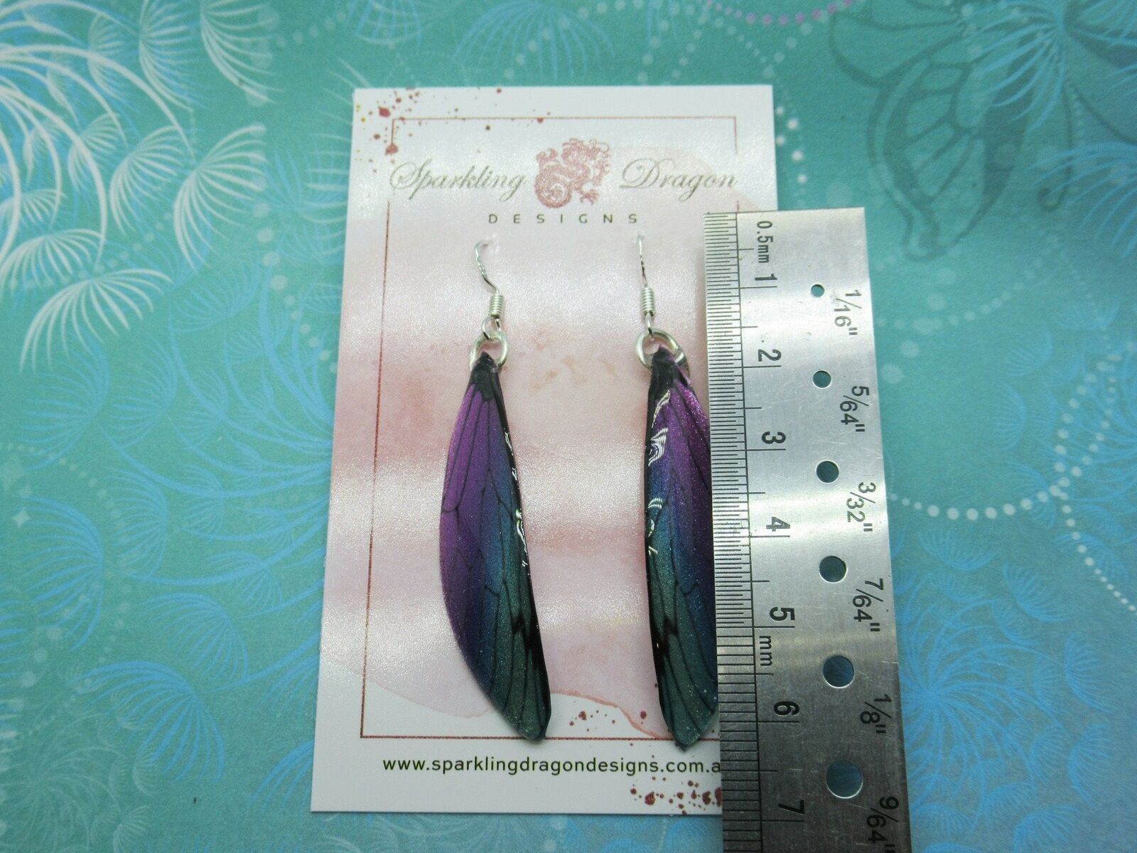 Butterfly Earrings Pale Blue to Pink - Fairy Jewellery Cosplay Enthusiasts - Image 4