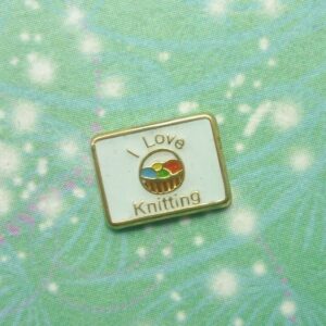 I Love Knitting Charm for Glass Lockets For Keychain Pendant Etc