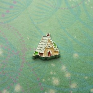 Gingerbread House Charm Christmas Spirit For Memory Locket