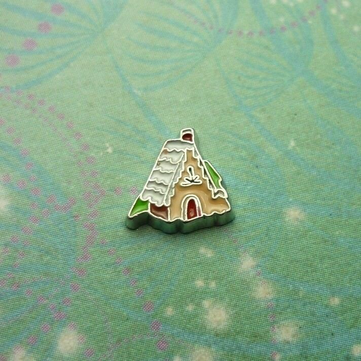 Gingerbread House Charm Christmas Spirit For Memory Locket