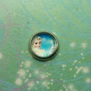 Queen With Magic Glass Charms For Story Lockets