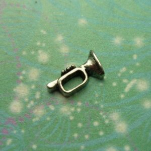 French Horn Charm For Locket Story Memory Pendant Key Chains