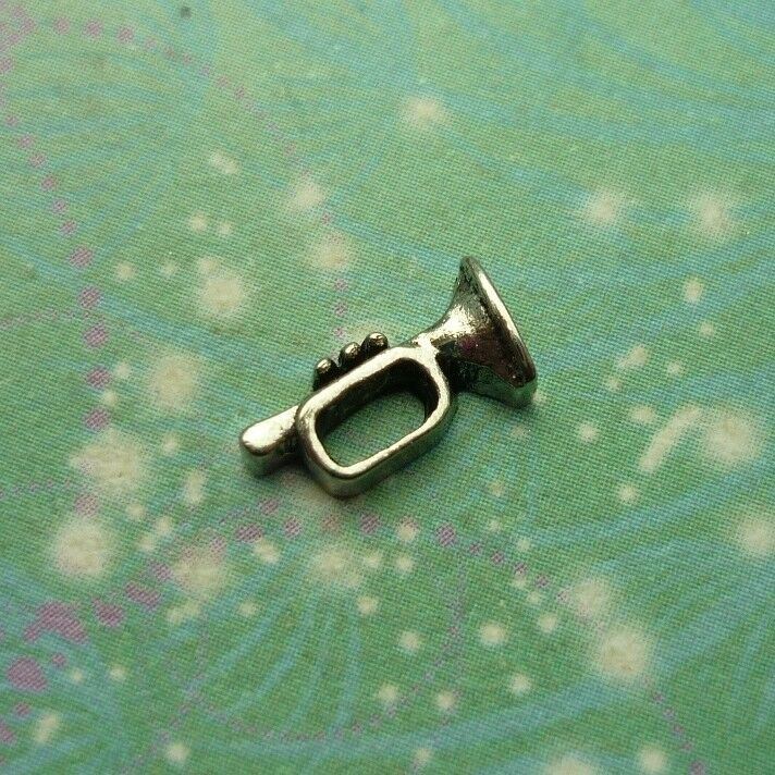 French Horn Charm For Locket Story Memory Pendant Key Chains