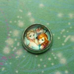 Very Cold Princesses Inspired Glass Charms For Locket - Friends