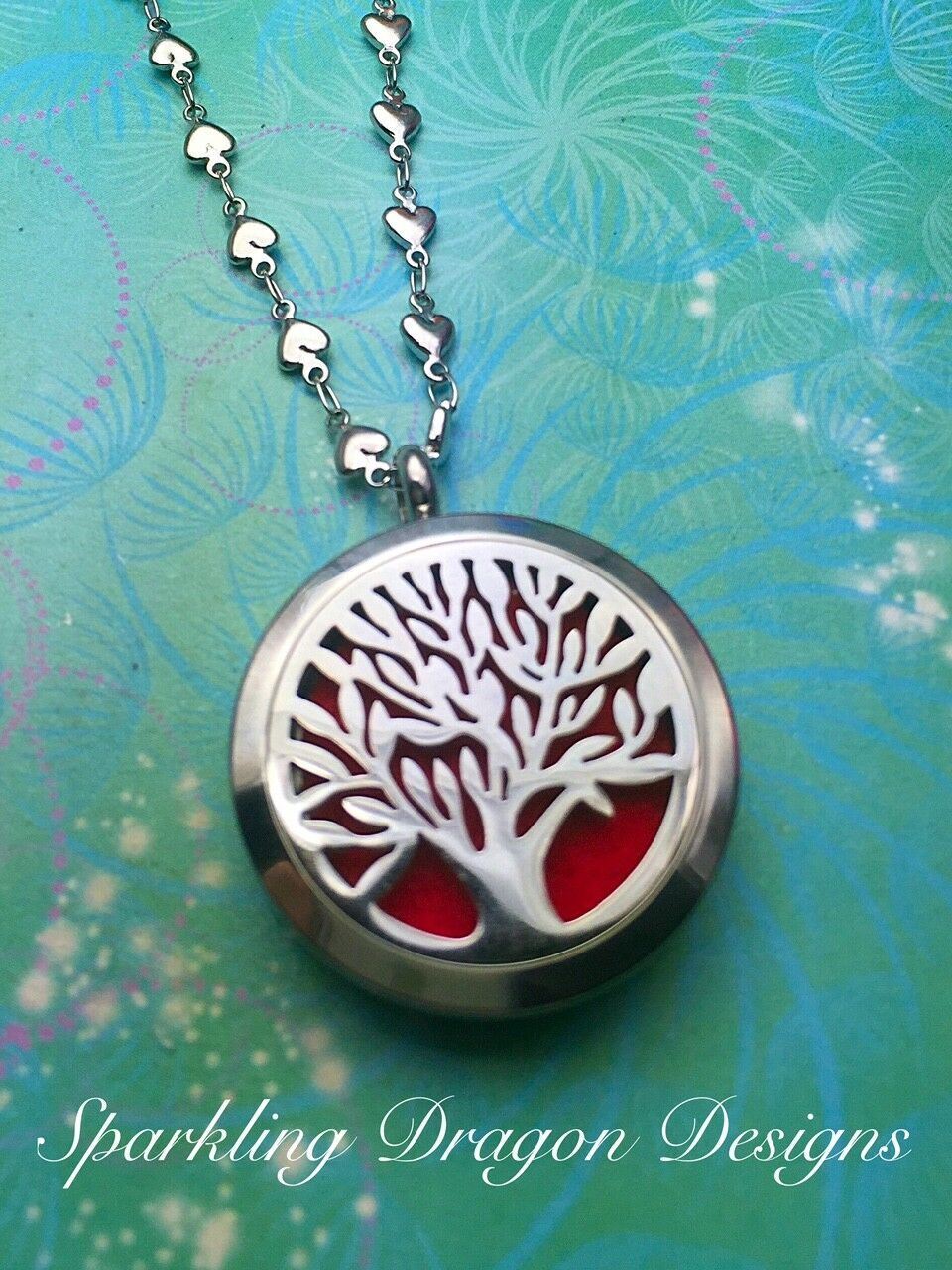 Stainless Steel SOLID Heart Link Chain for Aromatherapy Lockets (chain only) - Image 5