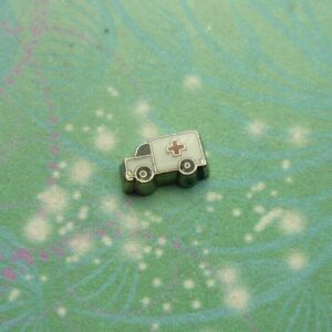 Ambulance Charm - for floating lockets