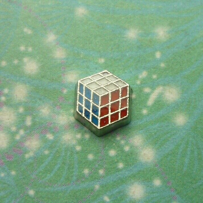 Rubiks Cube Charm for Memory Lockets: A Meaningful Keepsake Jewellery Piece