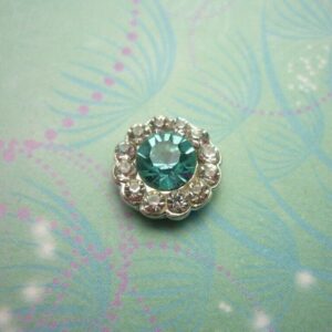 Fancy Jewel For Locket - Azure Colour Charm for Floating Memory Gift Necklace