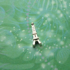 Eiffel Tower Silver Small Jewel For Glass Mempry Locket