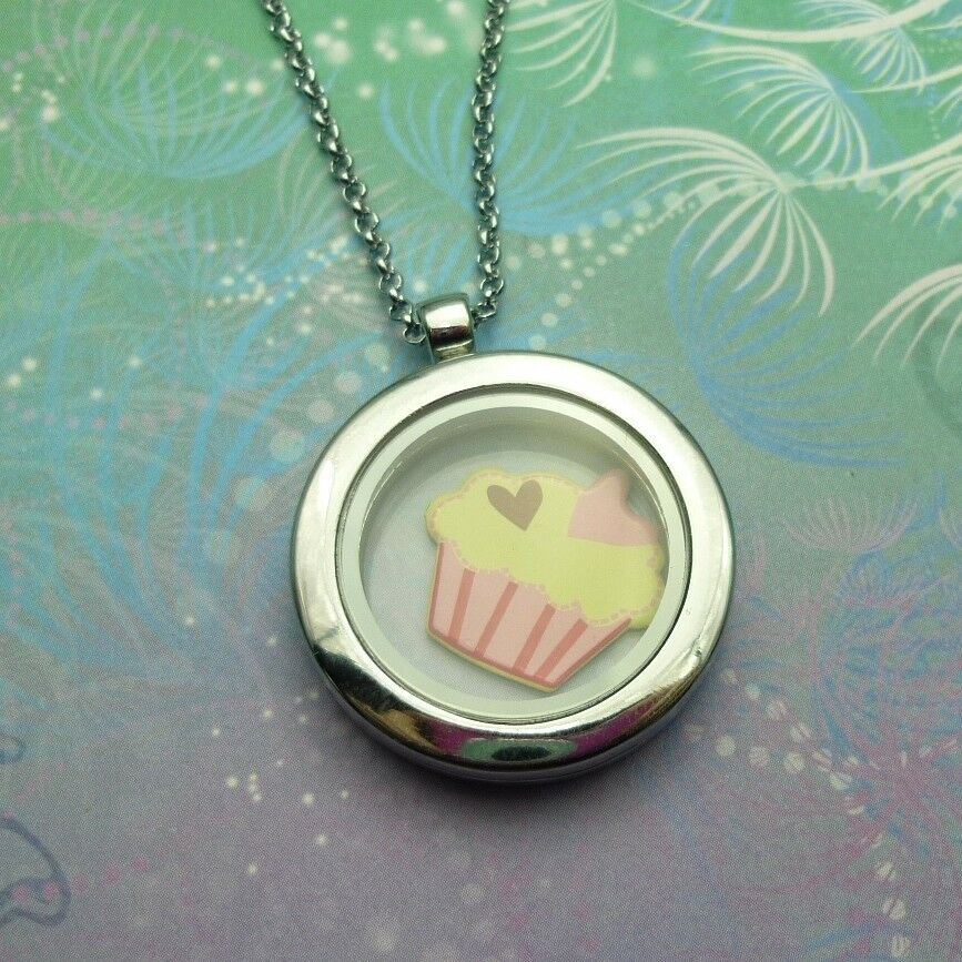 Big Cup Cake Charm for Memory Lockets: A Meaningful Keepsake Jewellery Piece - Image 4