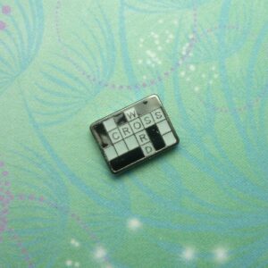 Cross Word Puzzle Charm for Memory Lockets: Meaningful Keepsake Jewellery