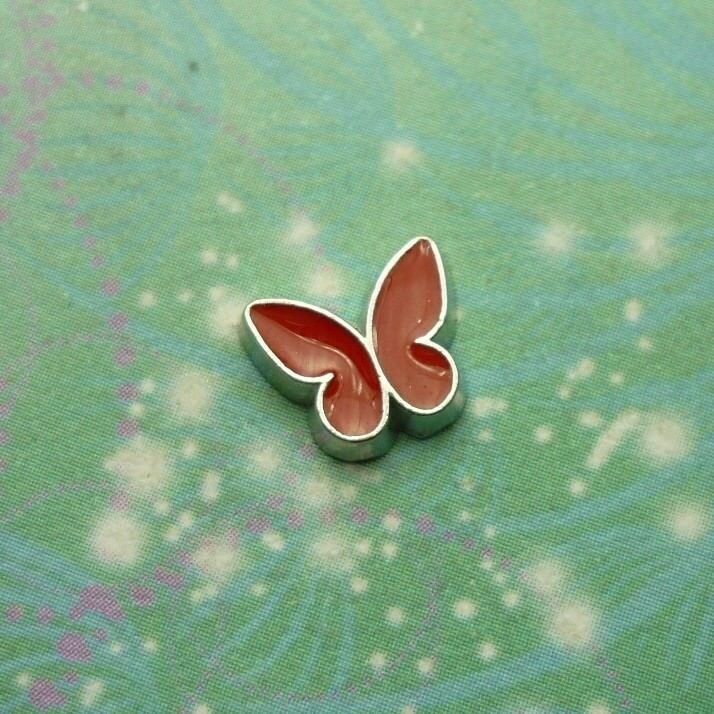 Red Butterfly Charm for Memory Lockets: A Meaningful Keepsake Jewellery Piece