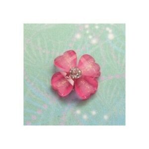 New Clover Flower For Pendant - Fuschia Pink
