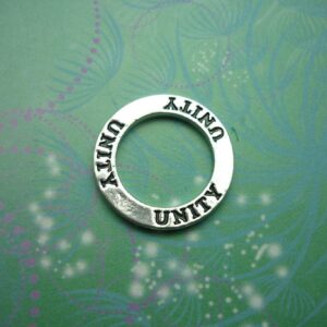 Unity Circle Charm for Personalised Keepsake Memory Locket Jewellery