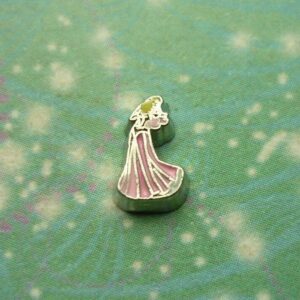 Fairytale Cinderella style Charm for Floating Charm Lockets Memory Necklaces