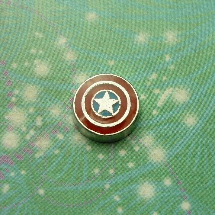 Superhero Shield Charm For Memory lockets