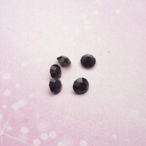 Garnet Coloured Tiny Sparkling Diamonds - 2mm set of 5 Charm for Floating Locket