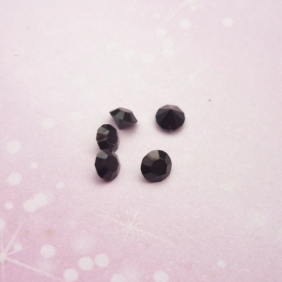 Garnet Coloured Tiny Sparkling Diamonds - 2mm set of 5 Charm for Floating Locket