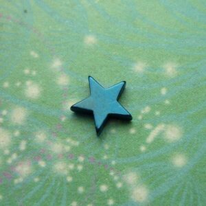 Blue Stainless Steel Star Charm for Personalised Keepsake Memory Locket Jeweller