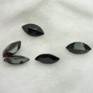 Vintage Deep Blue-Black Navette A1 Crystal Charm for Memory Lockets