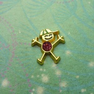 Birthstone Boy Gold Bigger Jewel For Pendant- October