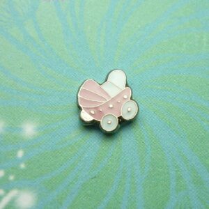 Baby Pram Pink Charm Pendants DIY Bracelets Necklace Jewelry