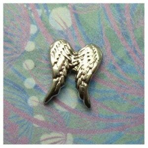 Silver Angel Wings Charm for Memory Lockets: Meaningful Keepsake Jewellery