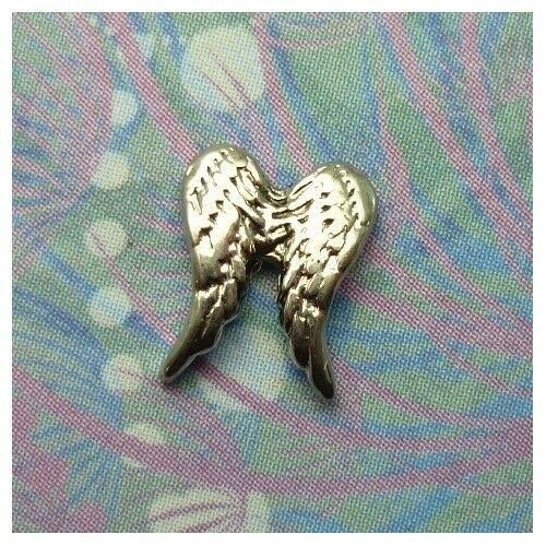 Silver Angel Wings Charm for Memory Lockets: Meaningful Keepsake Jewellery