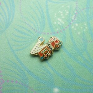 Fire Truck Floating Charm for Floating Memory Living Locket Necklaces