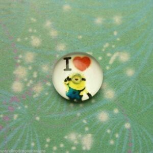 I Love Yellow Guys 12mm Floating Charm for Memory Lockets Living Lockets Etc