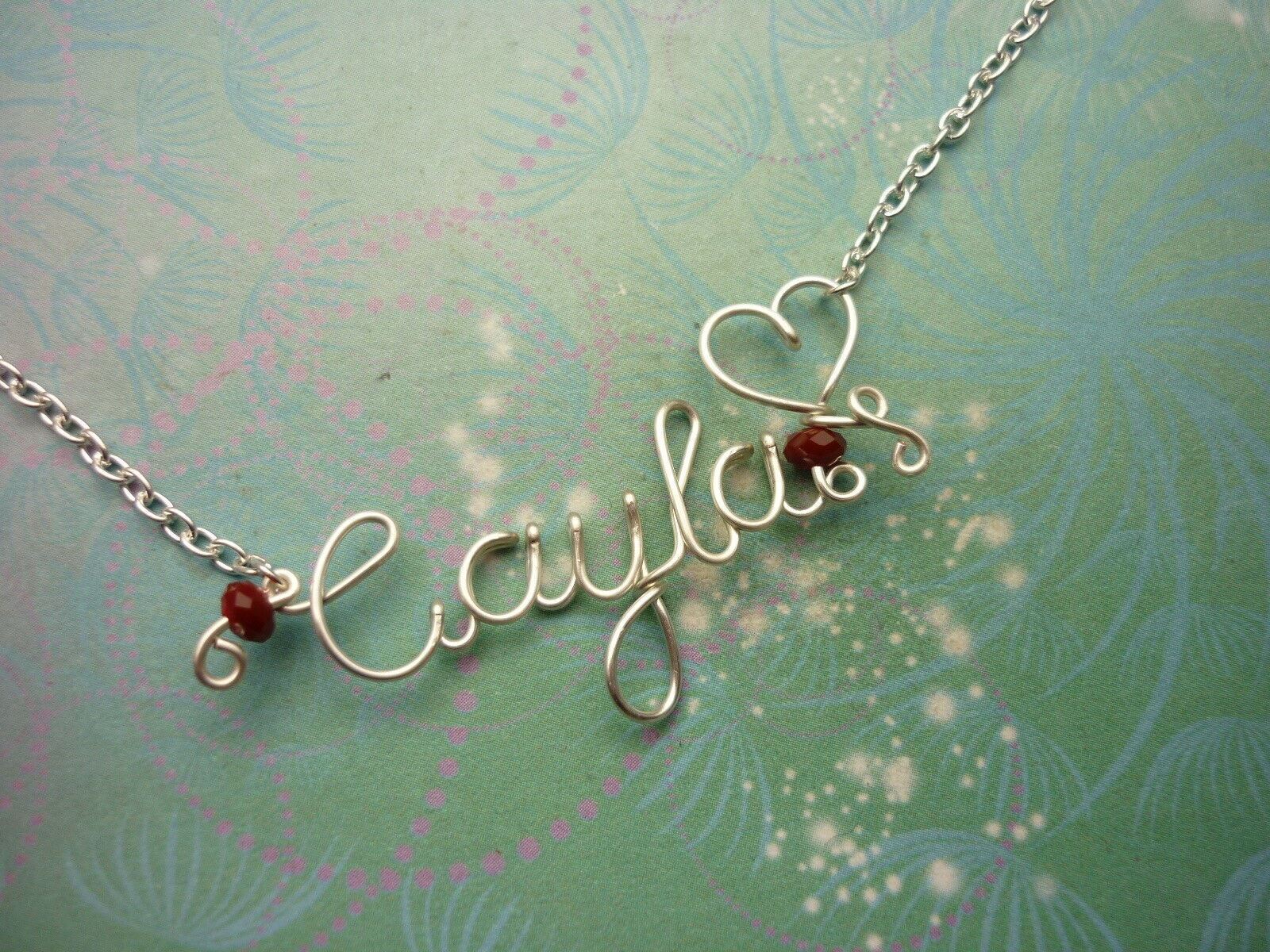Sterling Silver Handcrafted Personalised Name Necklace - up to 8 letters - Image 7