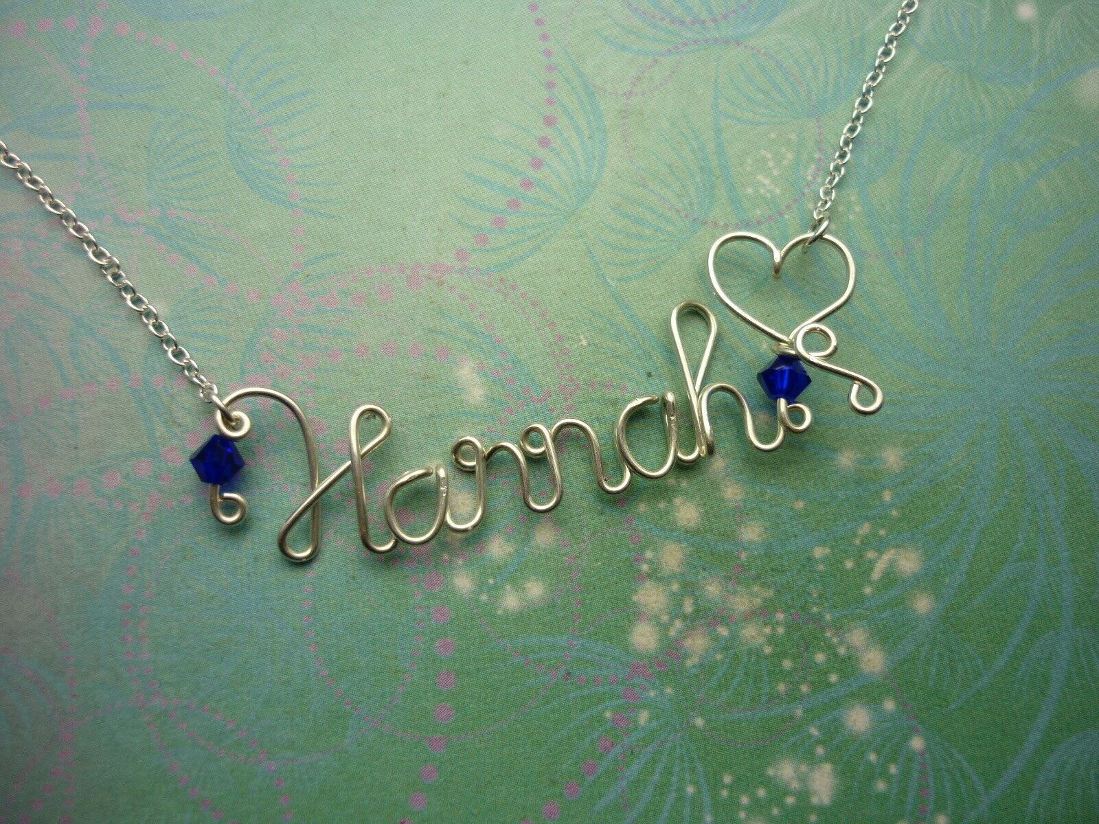 Sterling Silver Handcrafted Personalised Name Necklace - up to 8 letters - Image 8