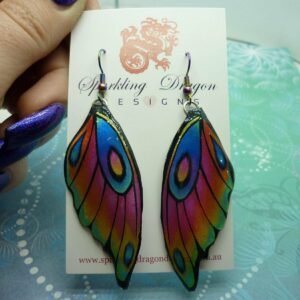 Butterfly Wing Earrings - Fairy Jewellery Fun and Whimsical