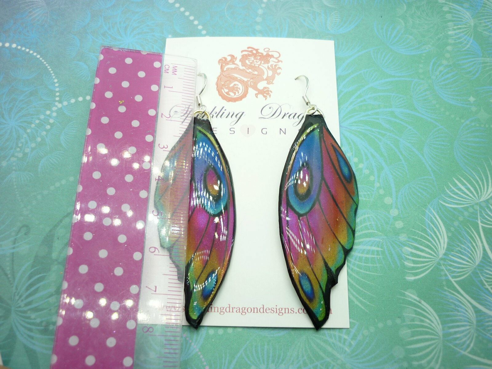 Butterfly Wing Earrings - Fairy Jewellery Fun and Whimsical - Image 7