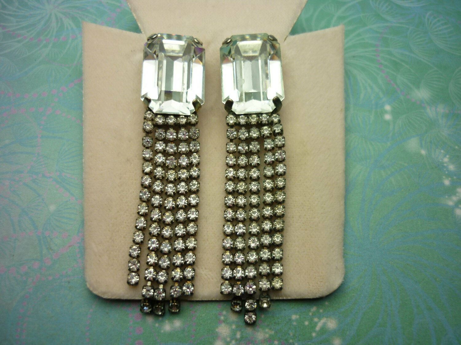 Vintage Sterling Silver Earrings - Super Sparkly