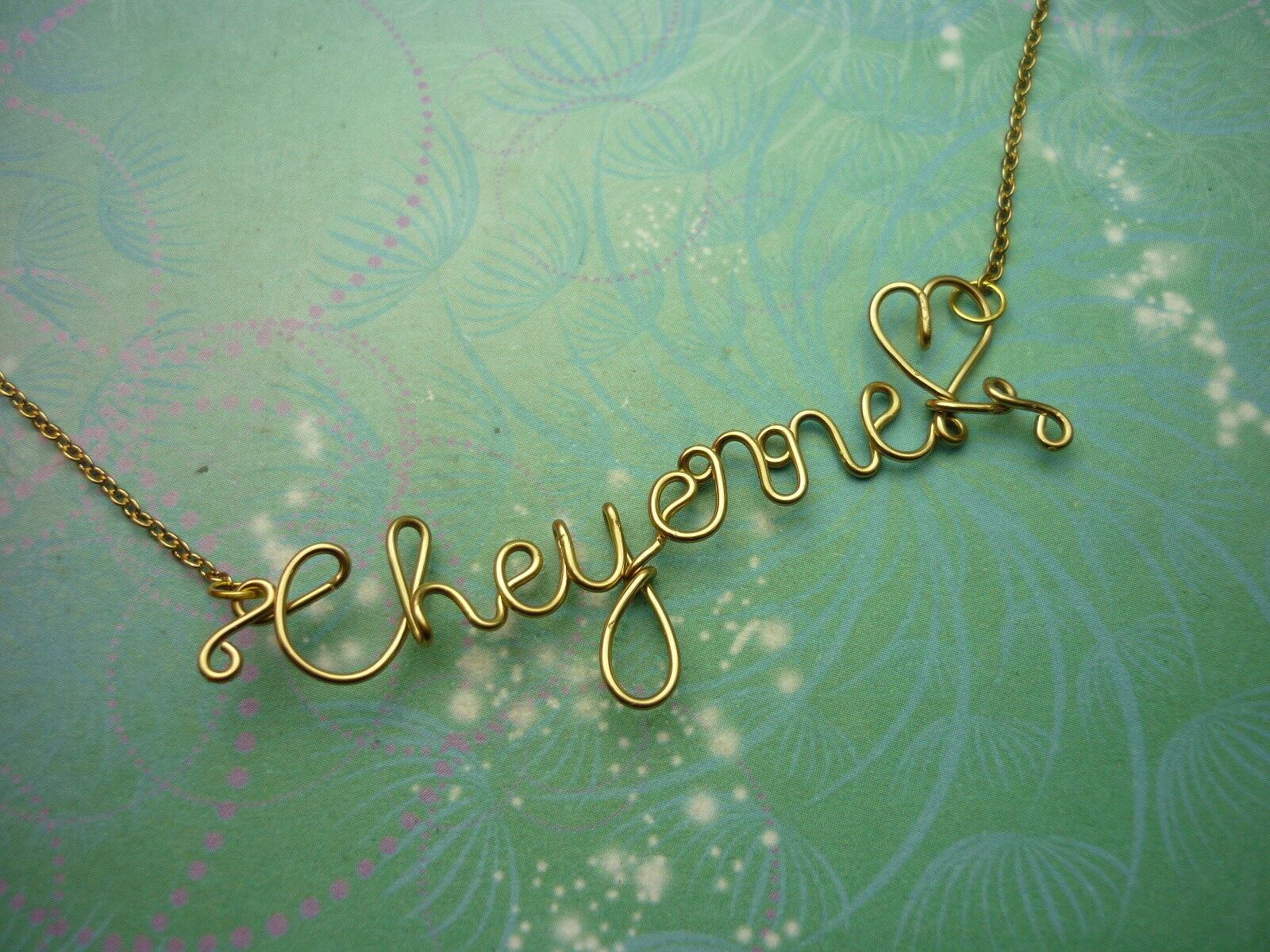 Personalised Name Necklace - Customized Name Necklace Gold - 12 letters plus
