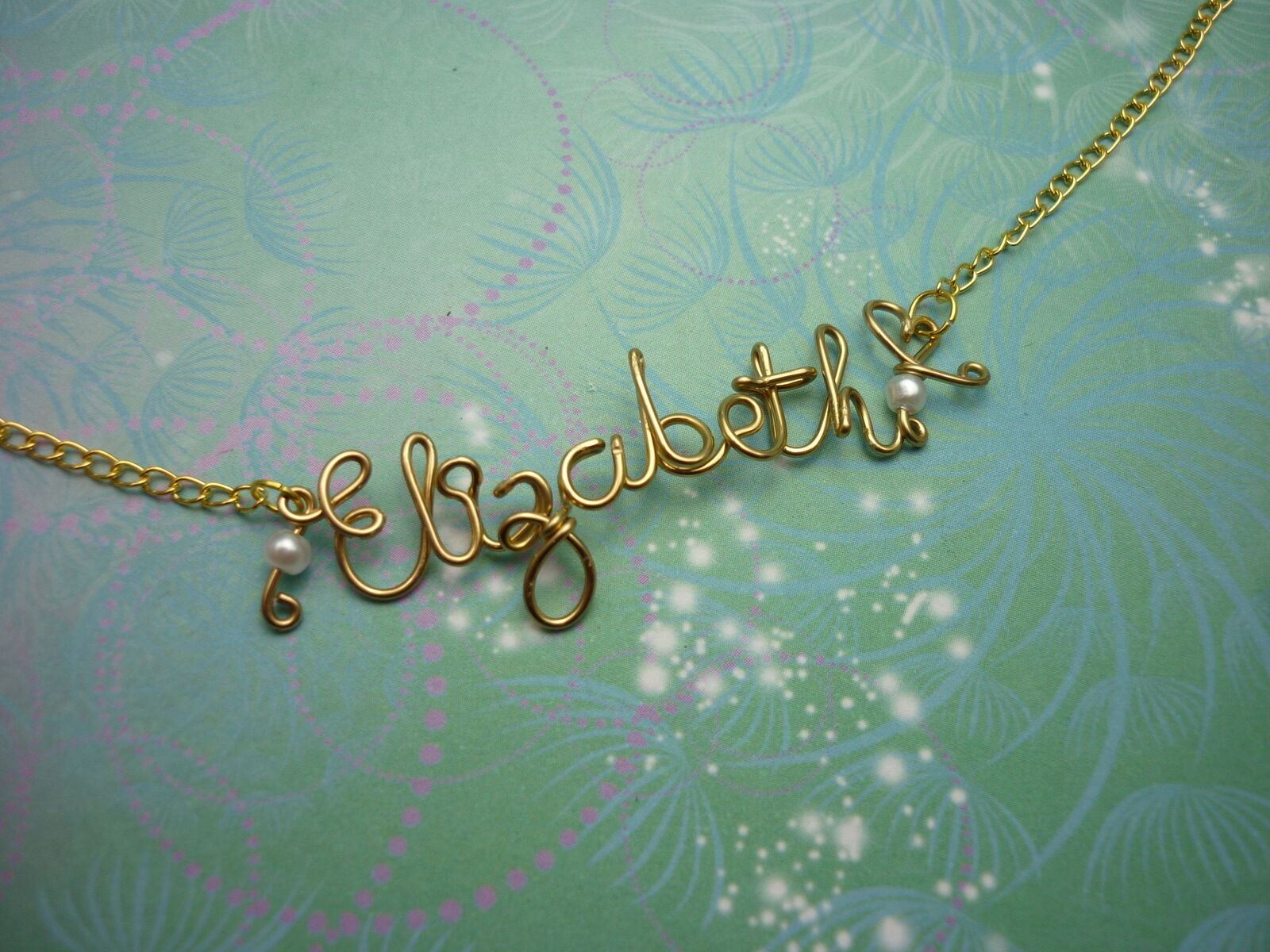 Personalised Name Necklace - Customized Name Necklace Gold - 12 letters plus - Image 12