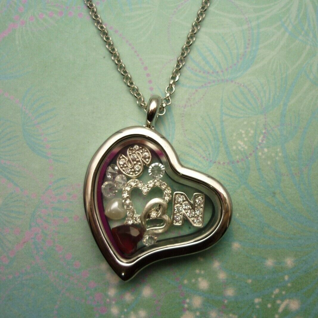 Bridal Gift: Personalized Love Floating Charm Locket with Your Initials - Image 2