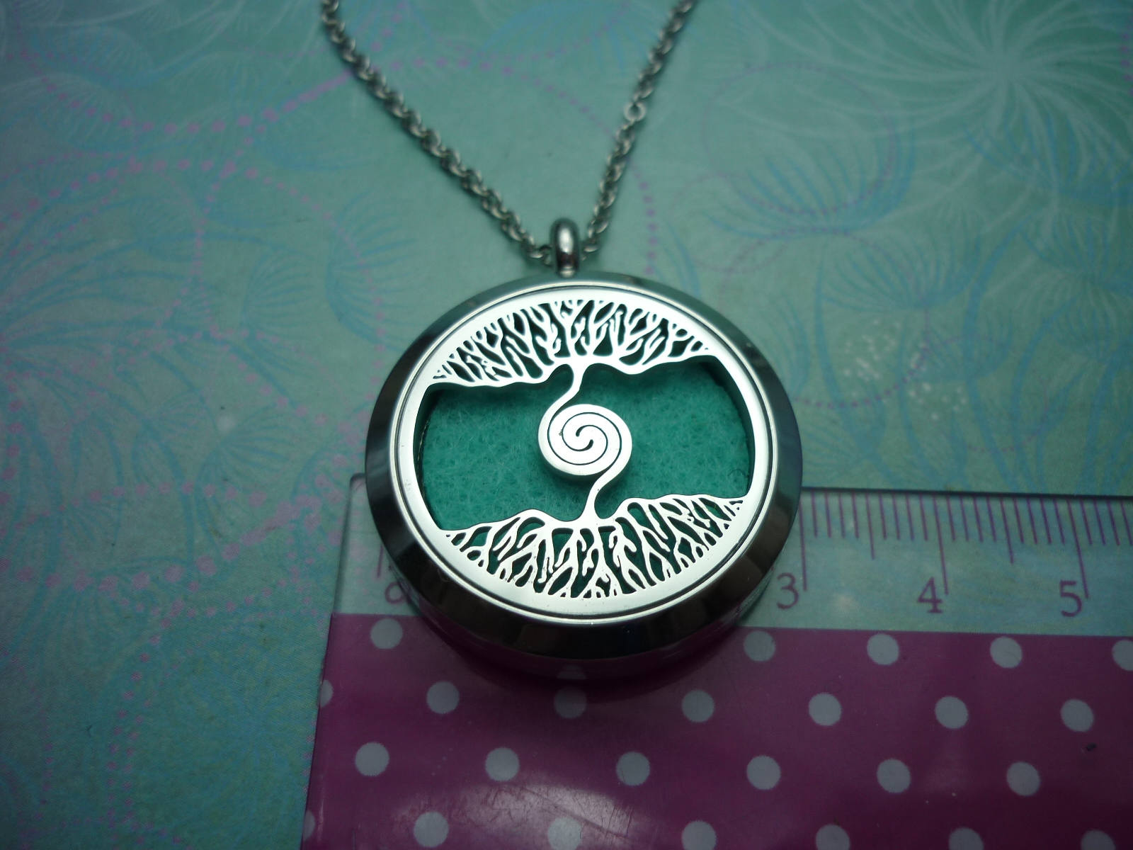 Soul Tree - Aromatherapy Locket - Stainless Steel - Essential Oil Locket - Diffuser Locket - Aromatherapy Jewelry - Oil Diffuser - Image 2