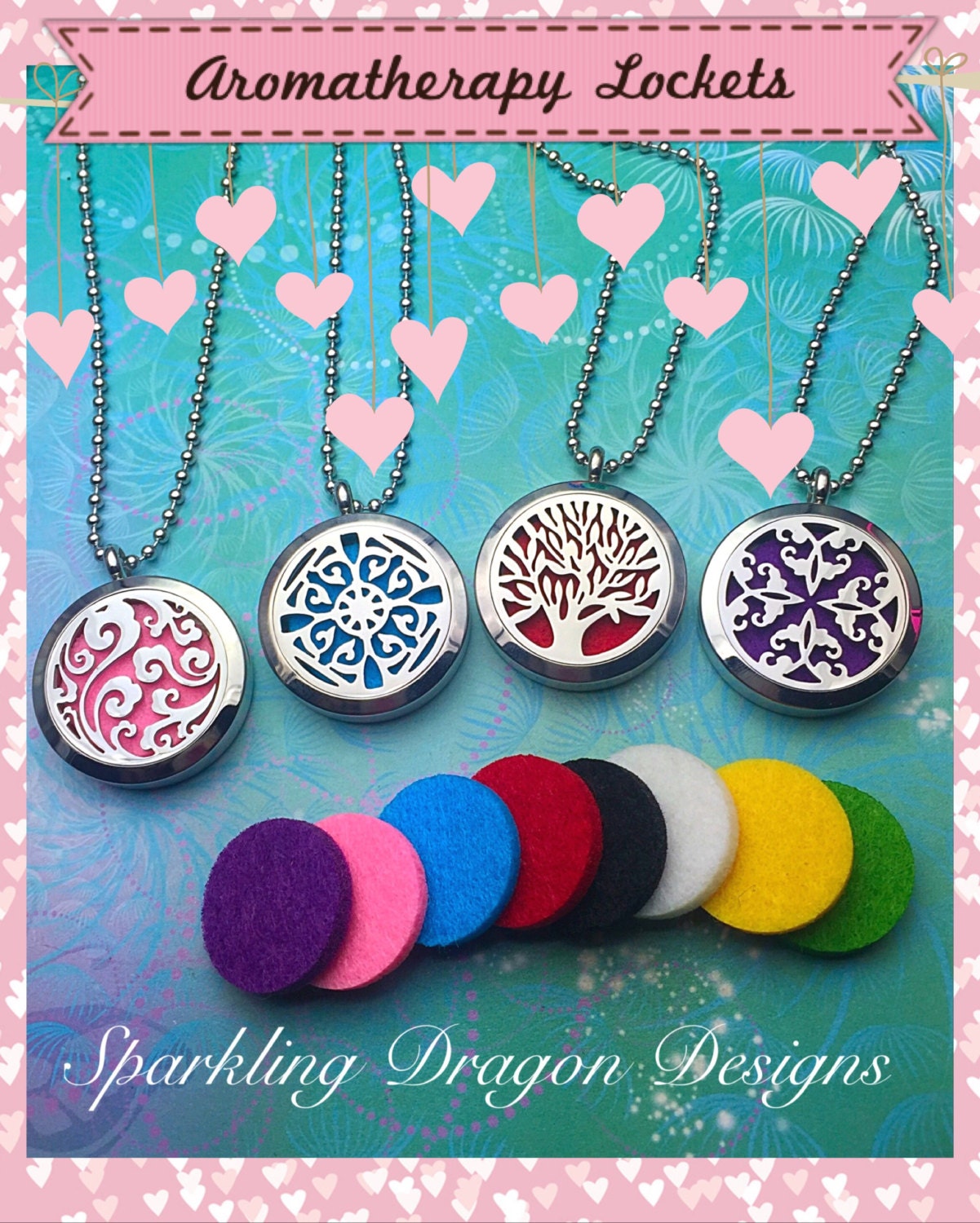 Aromatherapy Locket - Stainless Steel - Diffuser Necklace - Essential Oil Locket - Diffuser Locket - Aromatherapy Jewelry - Oil Diffuser - Image 2