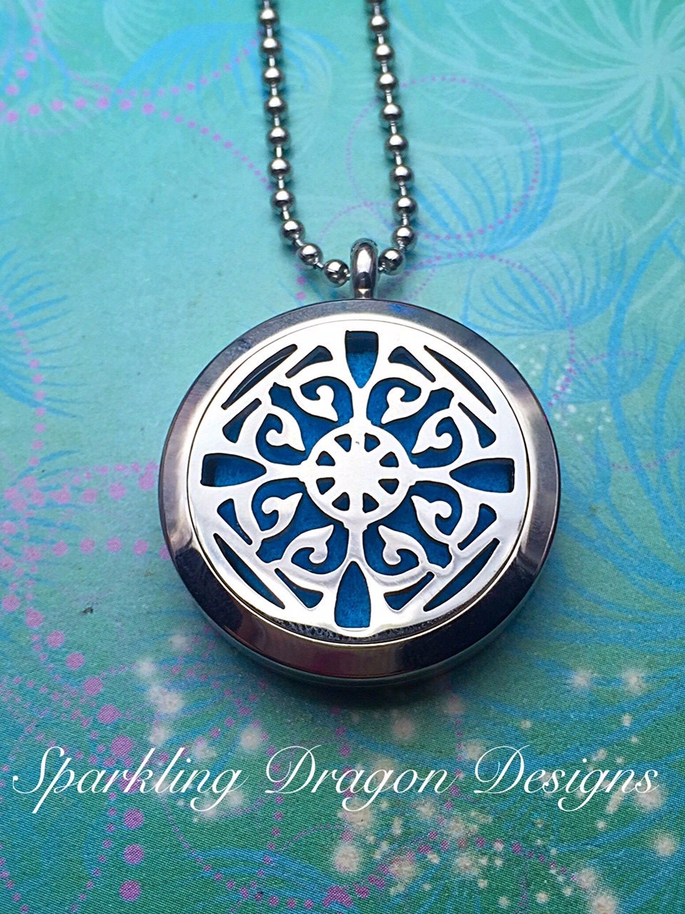 Aromatherapy Locket - Stainless Steel - Diffuser Necklace - Essential Oil Locket - Diffuser Locket - Aromatherapy Jewelry - Oil Diffuser