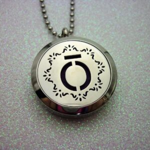 Aromatherapy Locket - Stainless Steel Diffuser Necklace - Essential Oil Pendant - Perfume Jewellery Oil Aroma - add your favourite fragrance