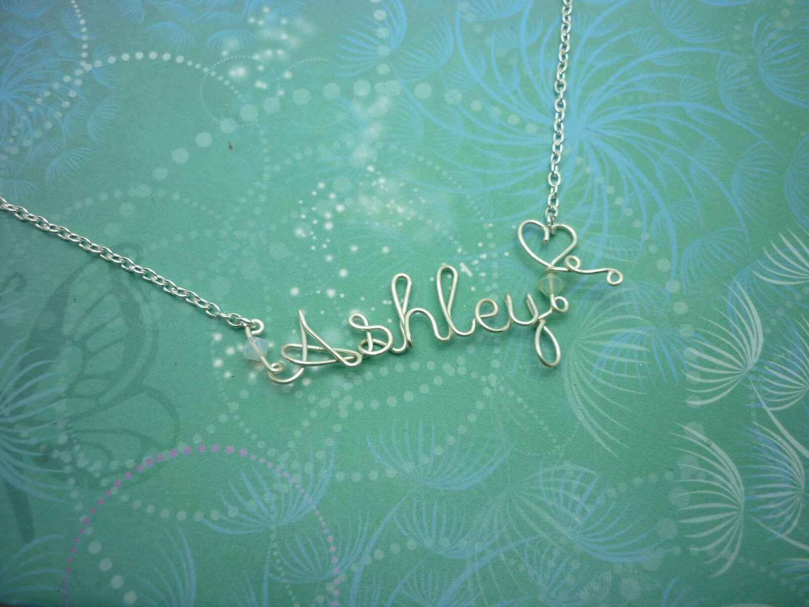 Personalized Wire Word Necklace - Wire Name Necklace - Personalized Jewelry - Personalized Name - Wire Wrapped - Custom Name Necklace - Image 4