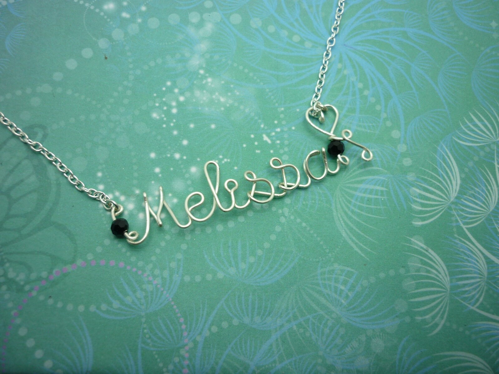 Personalized Wire Word Necklace - Wire Name Necklace - Personalized Jewelry - Personalized Name - Wire Wrapped - Custom Name Necklace - Image 3