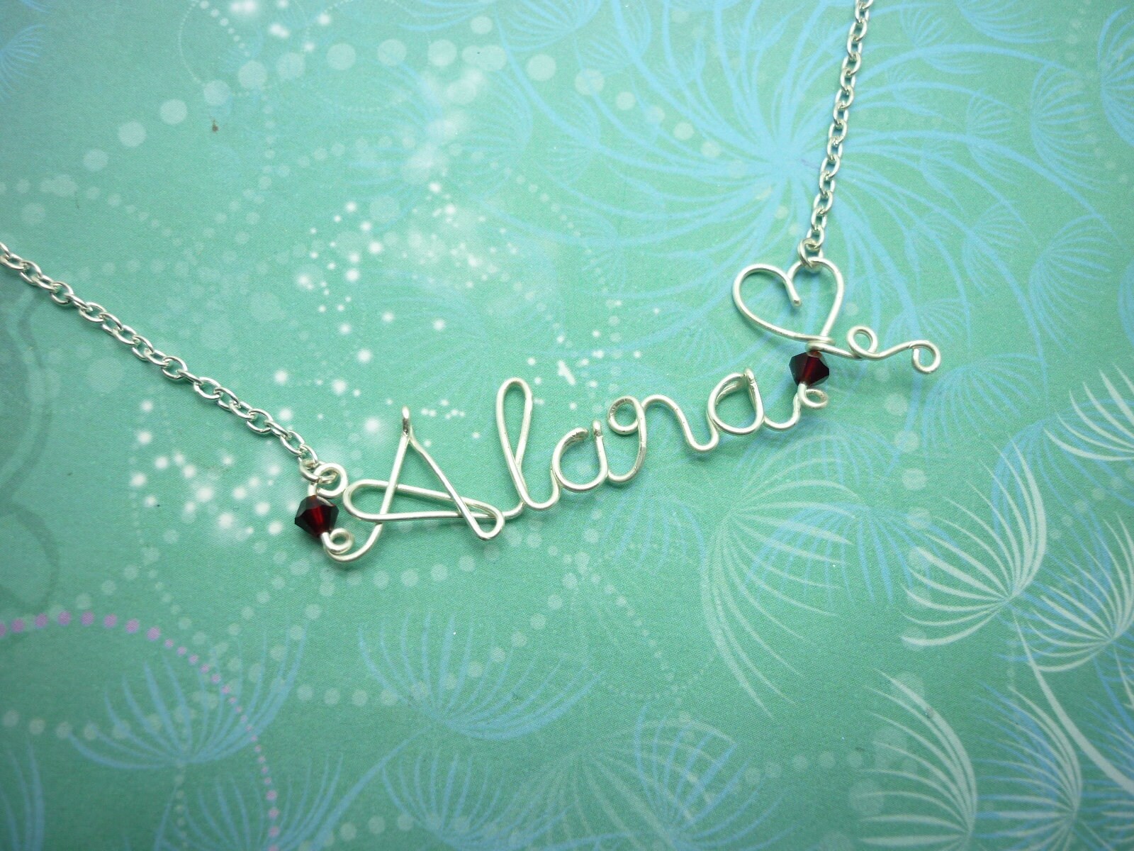 Personalized Wire Word Necklace - Wire Name Necklace - Personalized Jewelry - Personalized Name - Wire Wrapped - Custom Name Necklace - Image 6