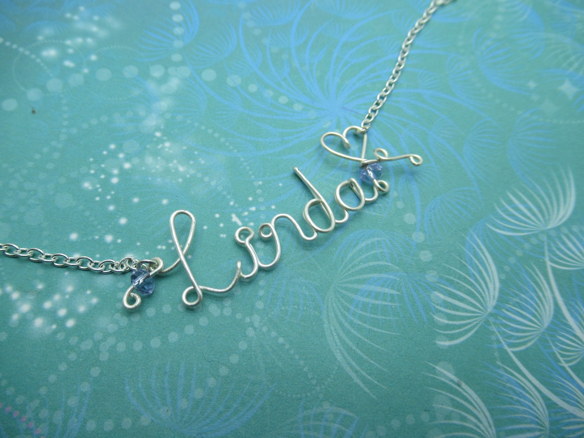 Personalized Wire Word Necklace - Wire Name Necklace - Personalized Jewelry - Personalized Name - Wire Wrapped - Custom Name Necklace