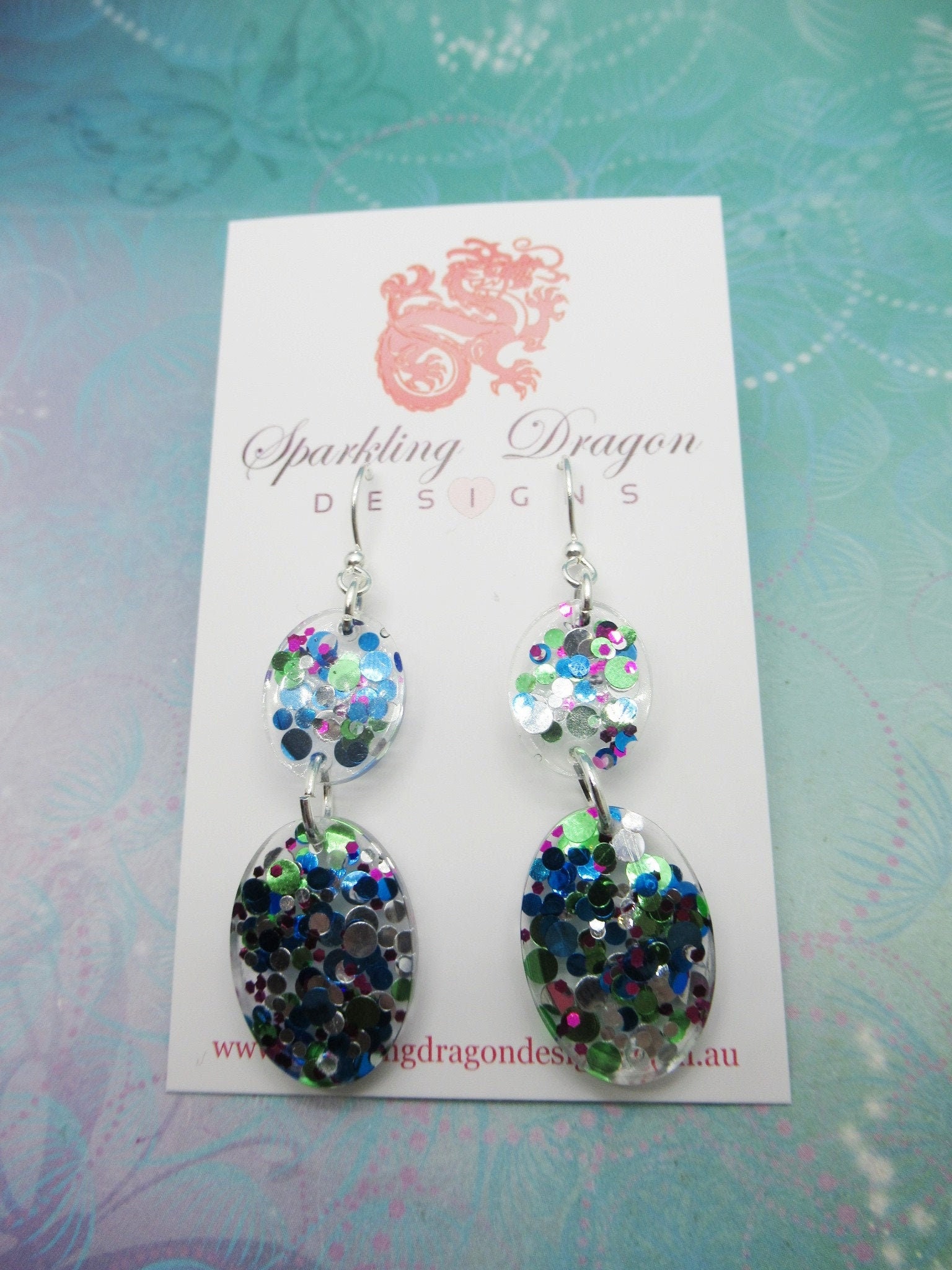 Round Holographic Earrings