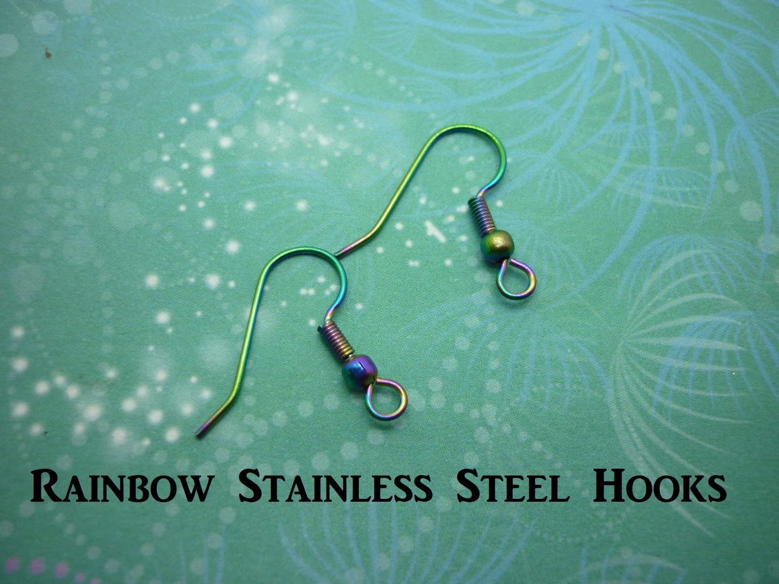 Butterfly Wing Earrings Rainbow - Fairy Jewellery, Fun Gift for her Fairy Wing Earrings - Sparkly - Resin with Glitter Finish - Image 6