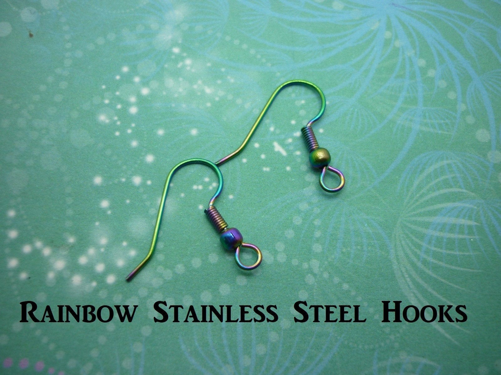 Butterfly Wings with Point Earrings Colour Shift Pink & Green - Fairy Jewellery, Fairy Wing Earrings - Sparkly - Resin with Glitter Finish - Image 8