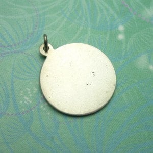 Vintage Sterling Silver Dangle Charm - Tag 3